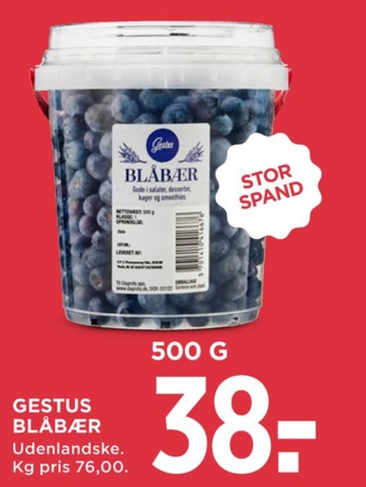 Gestus, Blåbær