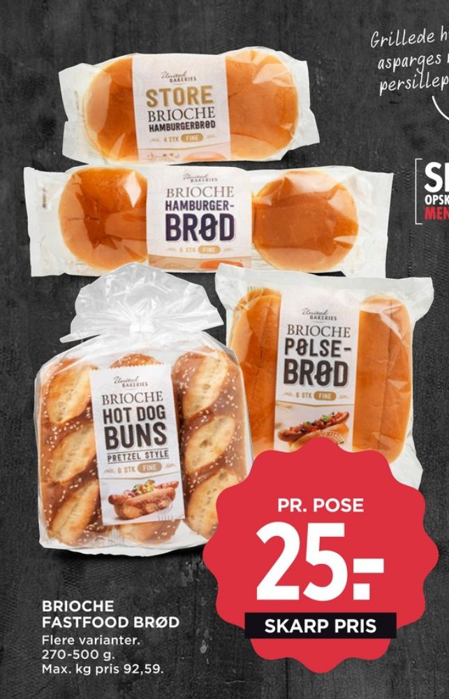United Bakeries, Brioche Hot Dog Buns Pretzel Style