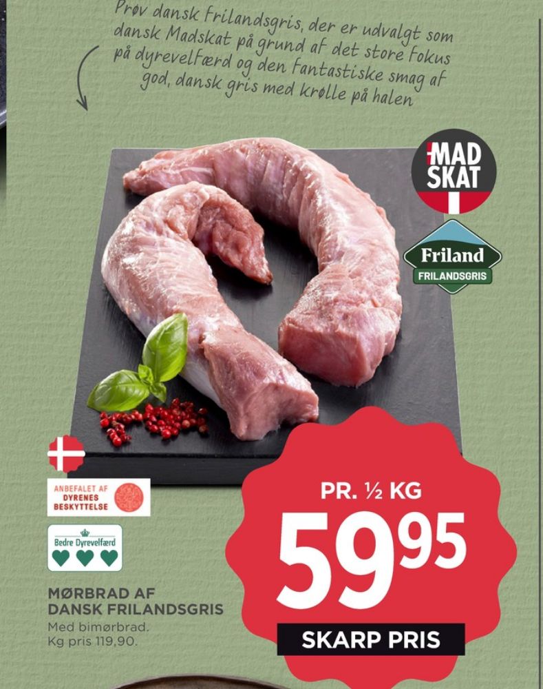FRILAND Frilandsgris, Grisemørbrad