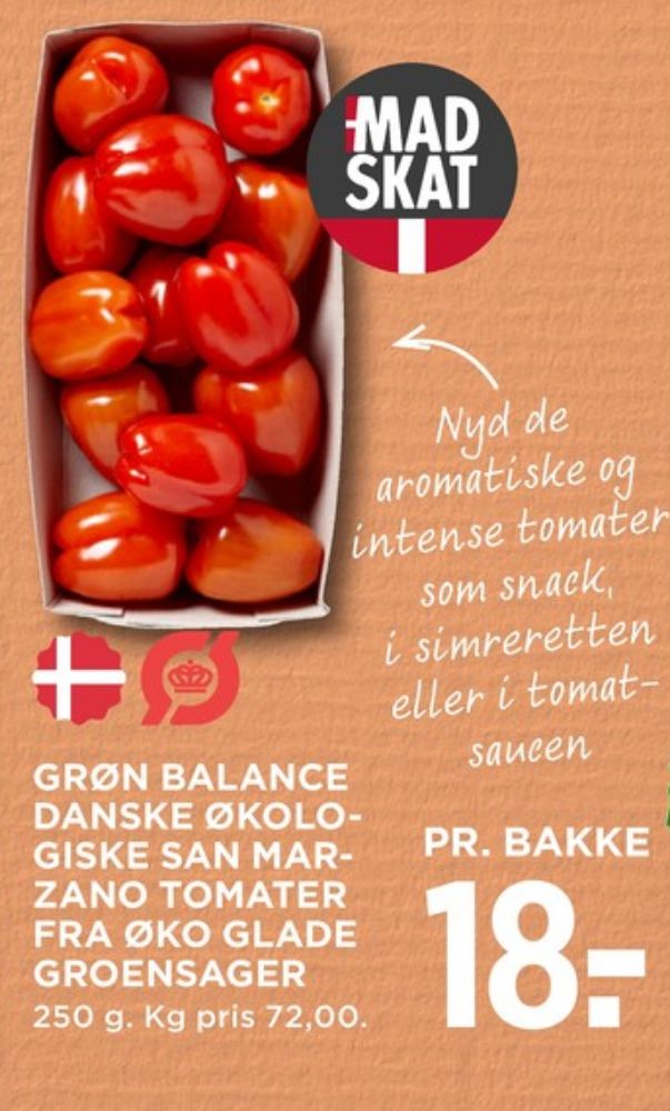 Grøn Balance, Tomater