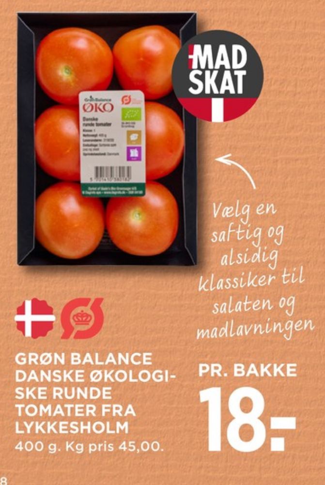 Grøn Balance, Tomater