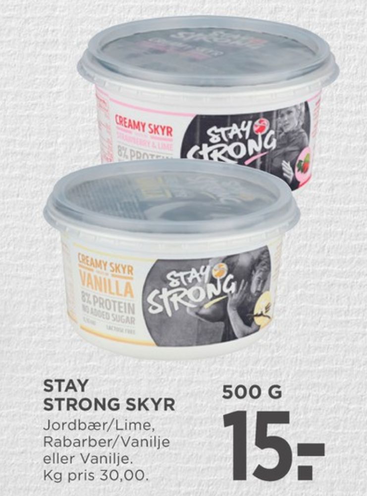 Stay Strong, Jordbær & Lime Skyr 