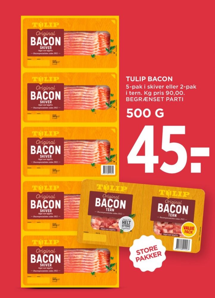 Tulip, Baconskiver