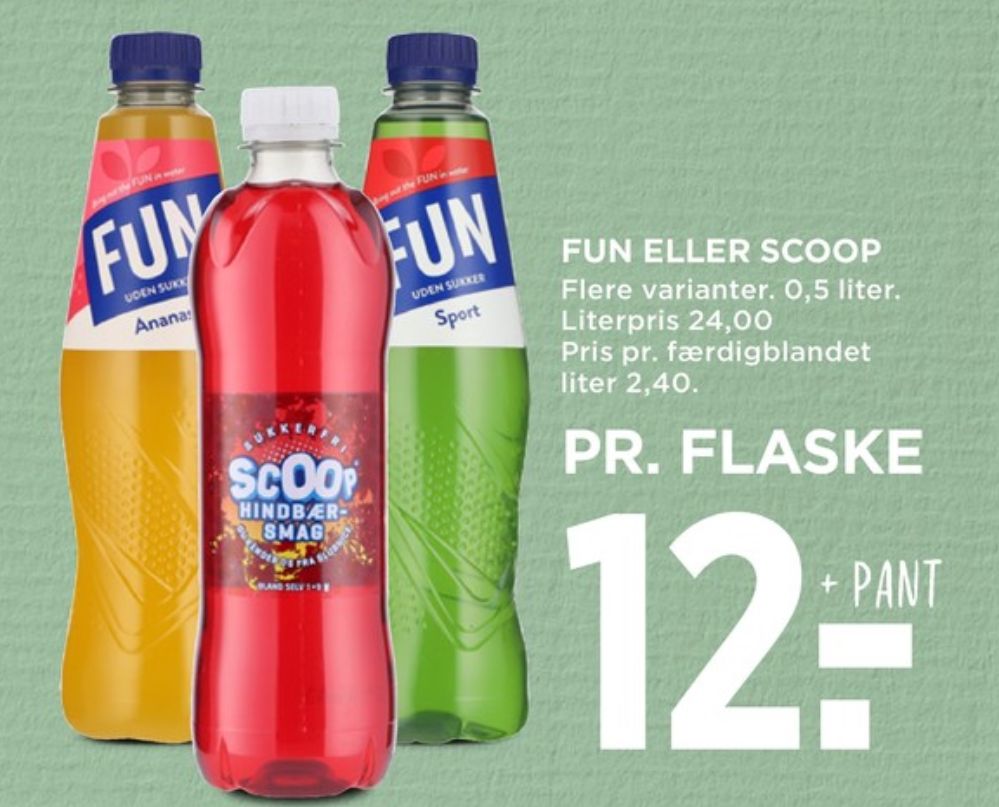 Scoop, Hindbærsmag Læskedrik 