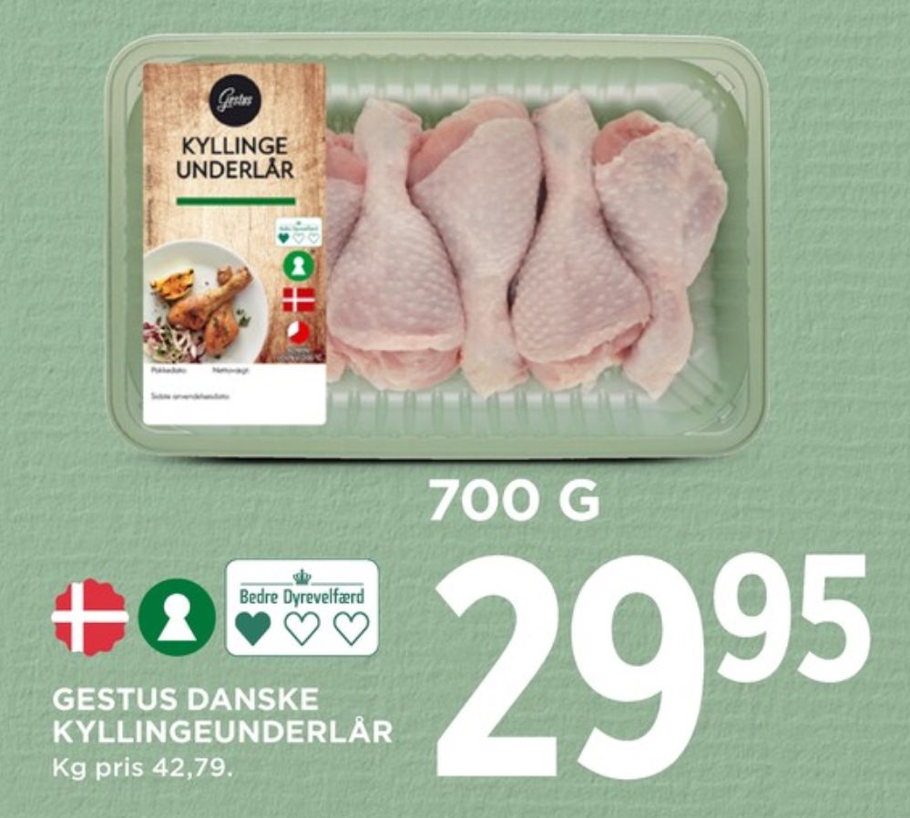 Gestus, Kyllingeunderlår