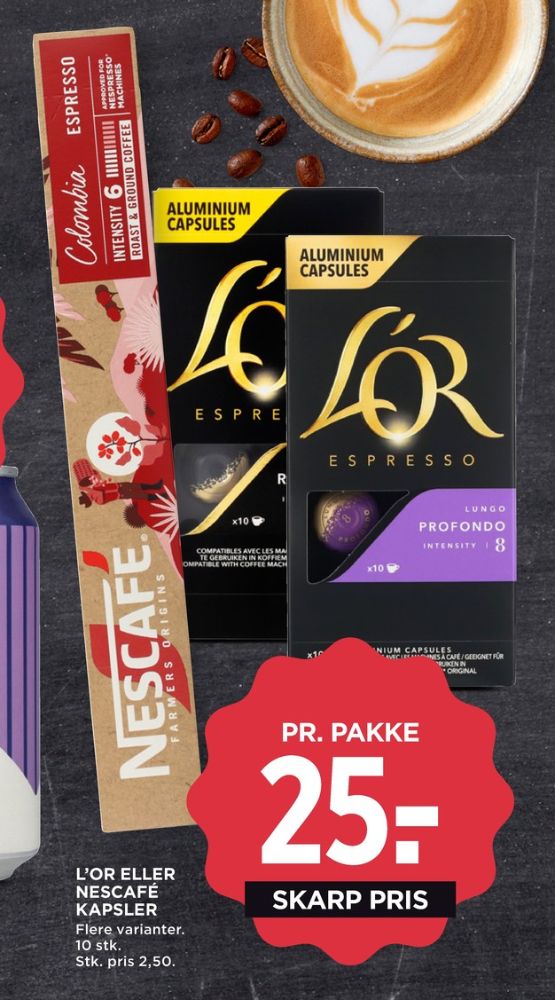 LOR Espresso Lungo Profondo, Kaffekapsler