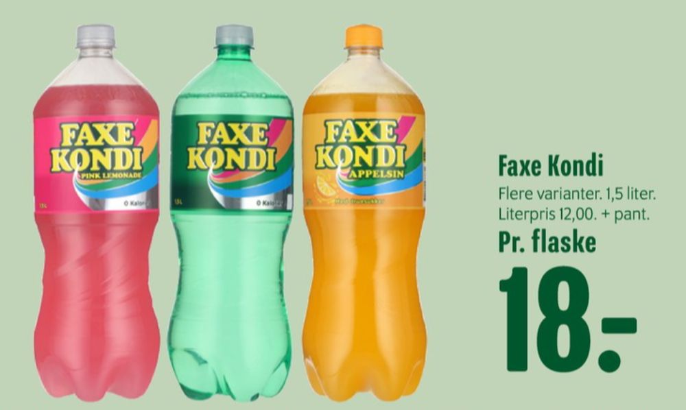 Faxe Kondi 0 Kalorier, Sportssodavand