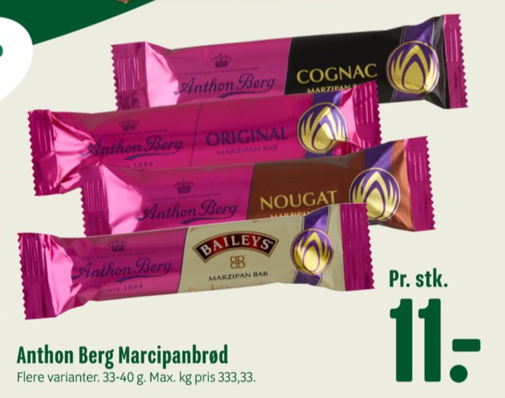 Anthon Berg, Marcipanbrød Cognac