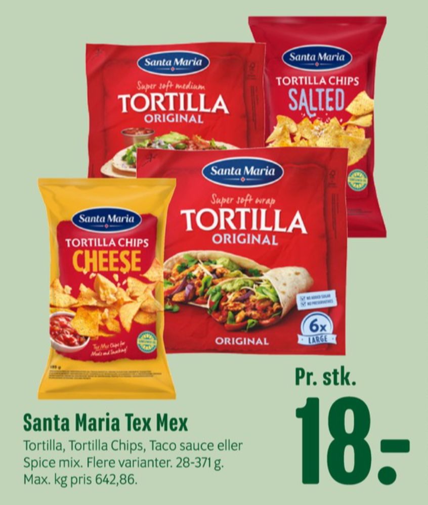 Santa Maria, Tortilla Chips Cheese