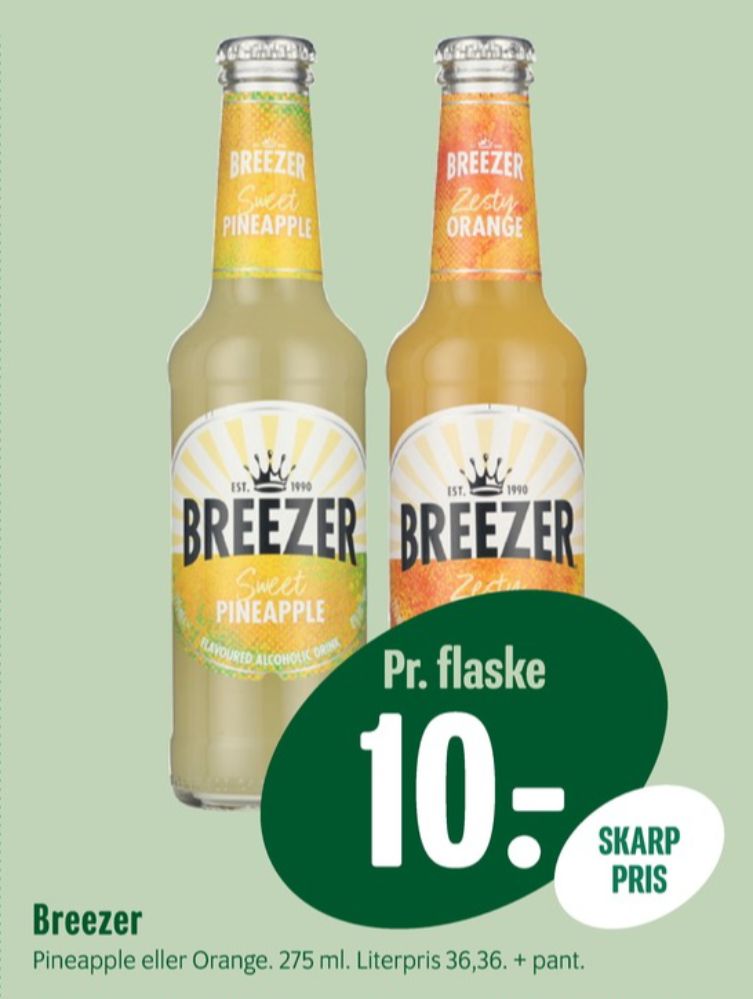 Bacardi Breezer, Zesty Orange RTD
