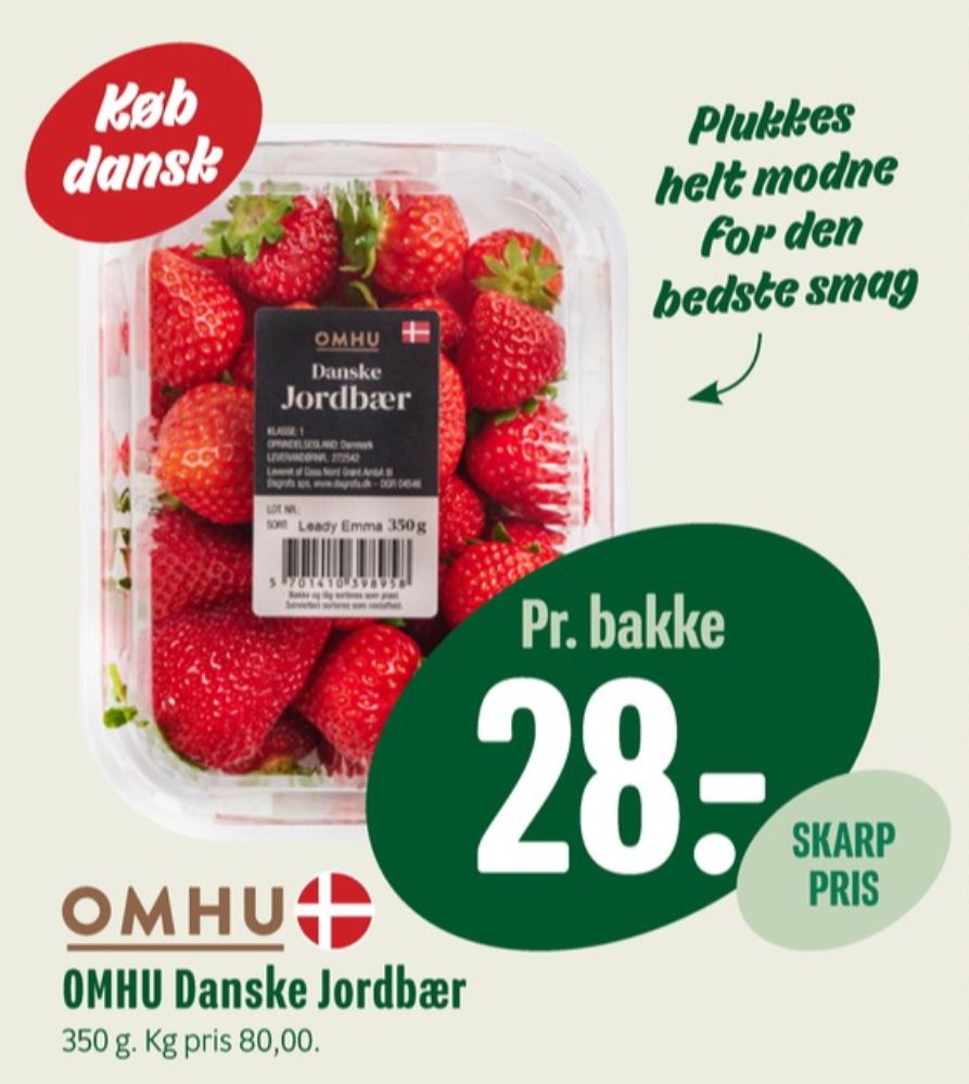 OMHU, Jordbær
