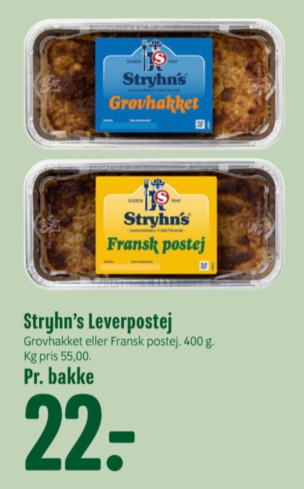 Stryhns Grovhakket, Leverpostej
