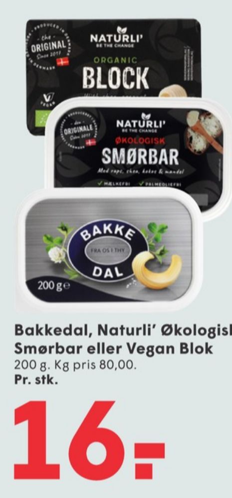 Bakkedal, Smørbar