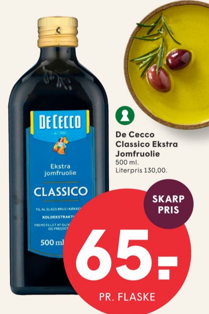 De Cecco, Olivenolie