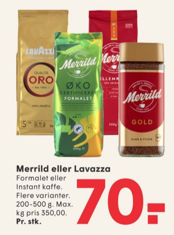 Merrild Gold, Instant Kaffe