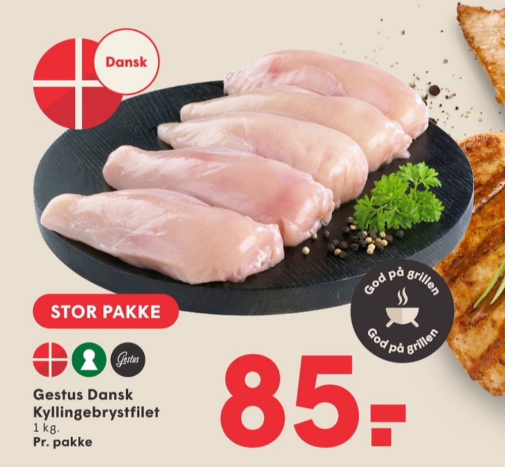 Gestus, Kyllingebrystfilet