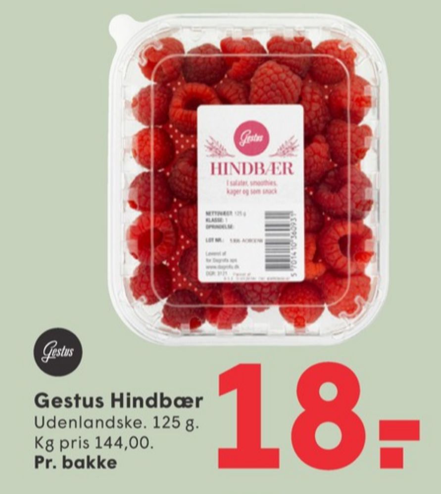Gestus, Hindbær