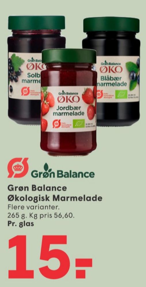Grøn Balance, Blåbærmarmelade