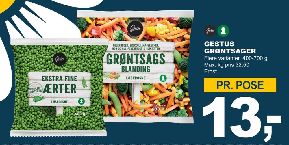 Gestus, Grøntsagsblanding