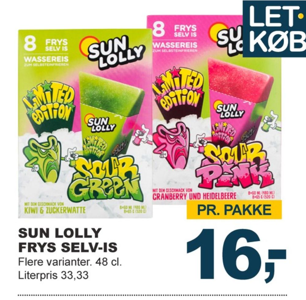 Sun Lolly, Is frys selv - Sour Green