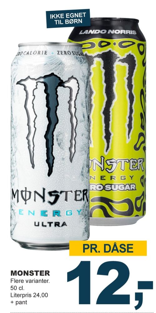 Monster Ultra Energy, Energidrik