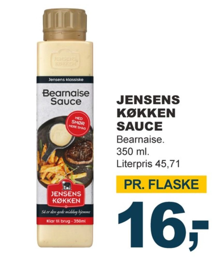 Jensens Køkken, Bearnaisesauce