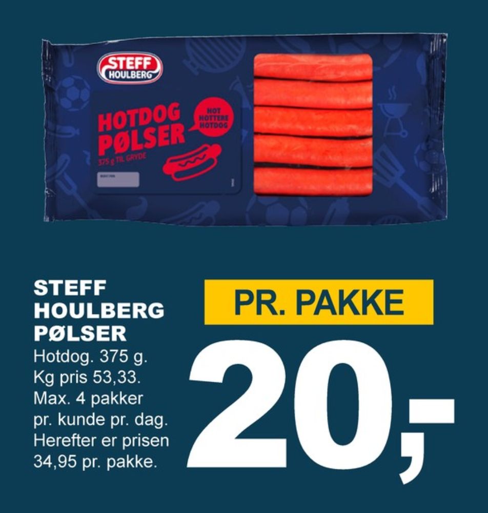 Steff Houlberg, Hotdogpølser