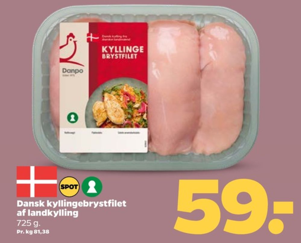 Danpo, Kyllingebrystfilet