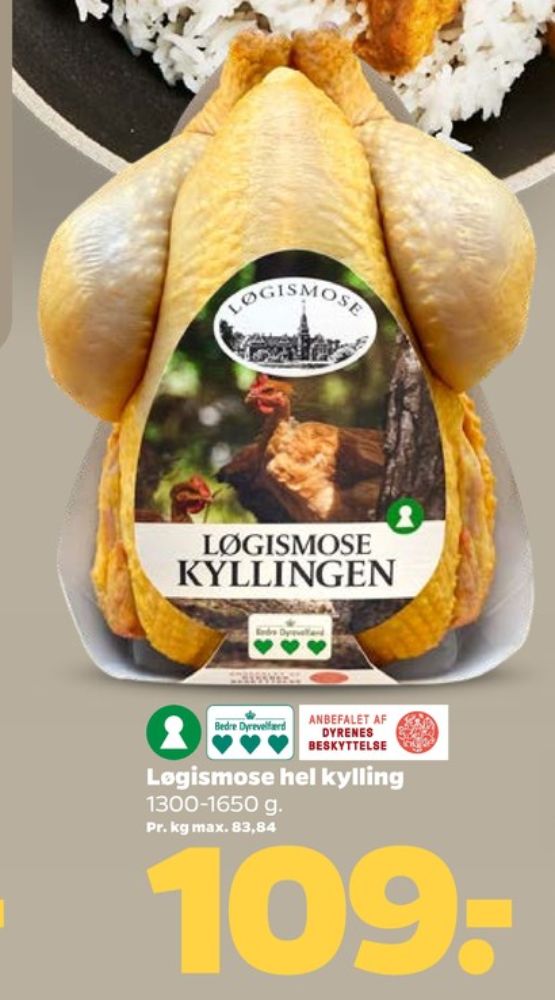 Løgismose, Kylling