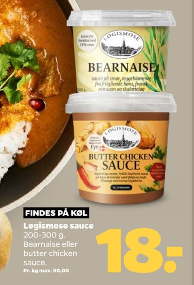 Løgismose, Bearnaisesauce