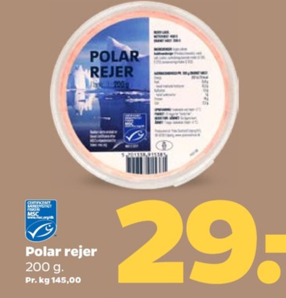 Polar Seafood, Rejer