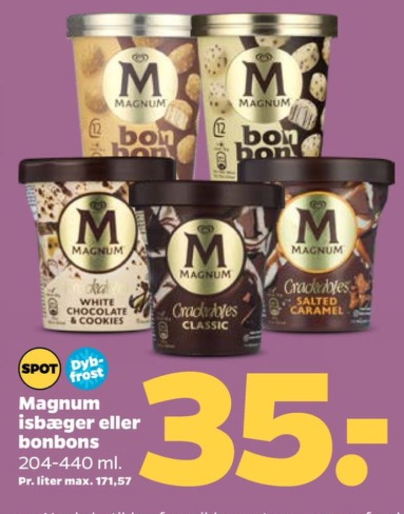 Frisko Magnum, Bon Bon White Chocolate & Cookies Is