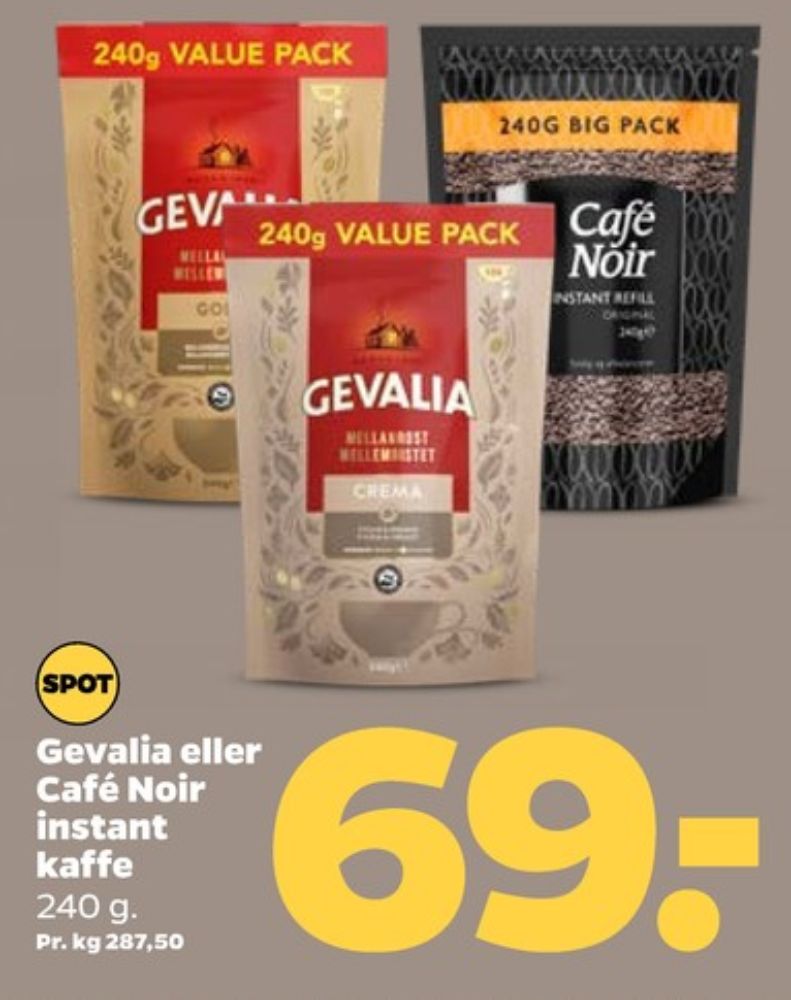 Gevalia Gold, Instant Kaffe