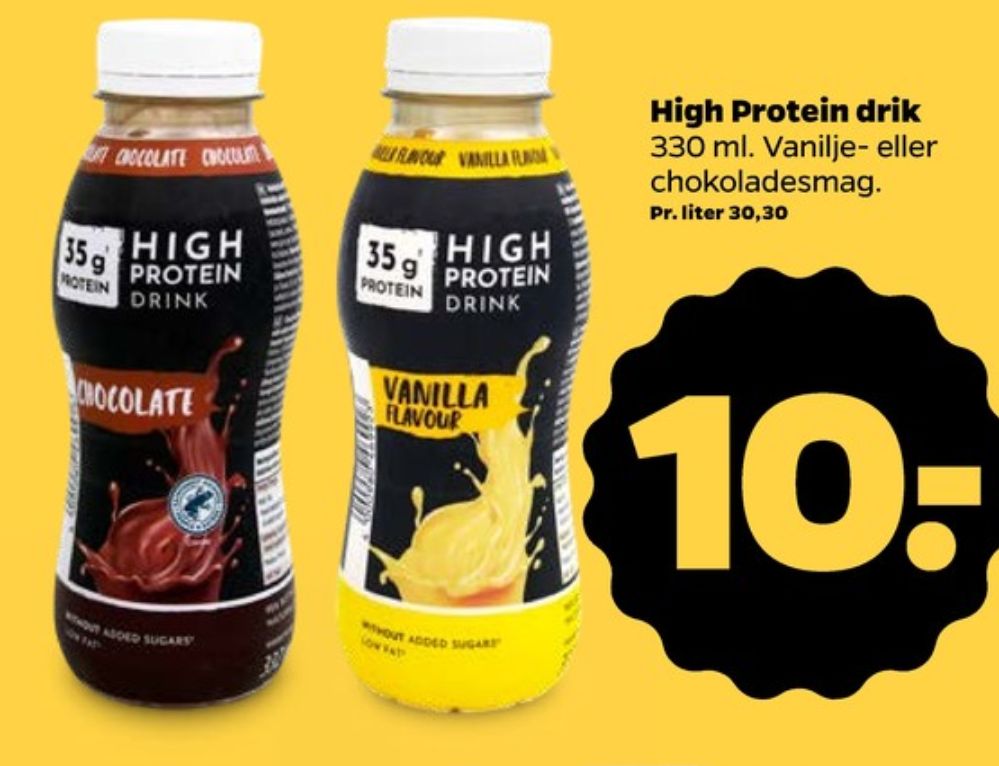 Coffee & Milk High Protein Drink, Vaniljedrik