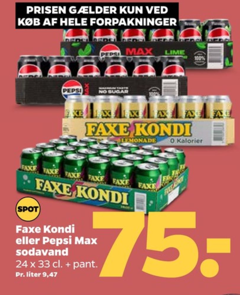 Pepsi Max, Cola 24 pk.