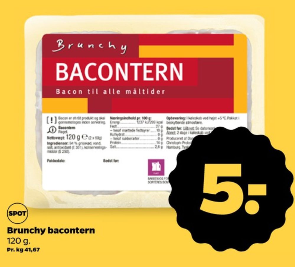 Brunchy, Bacontern