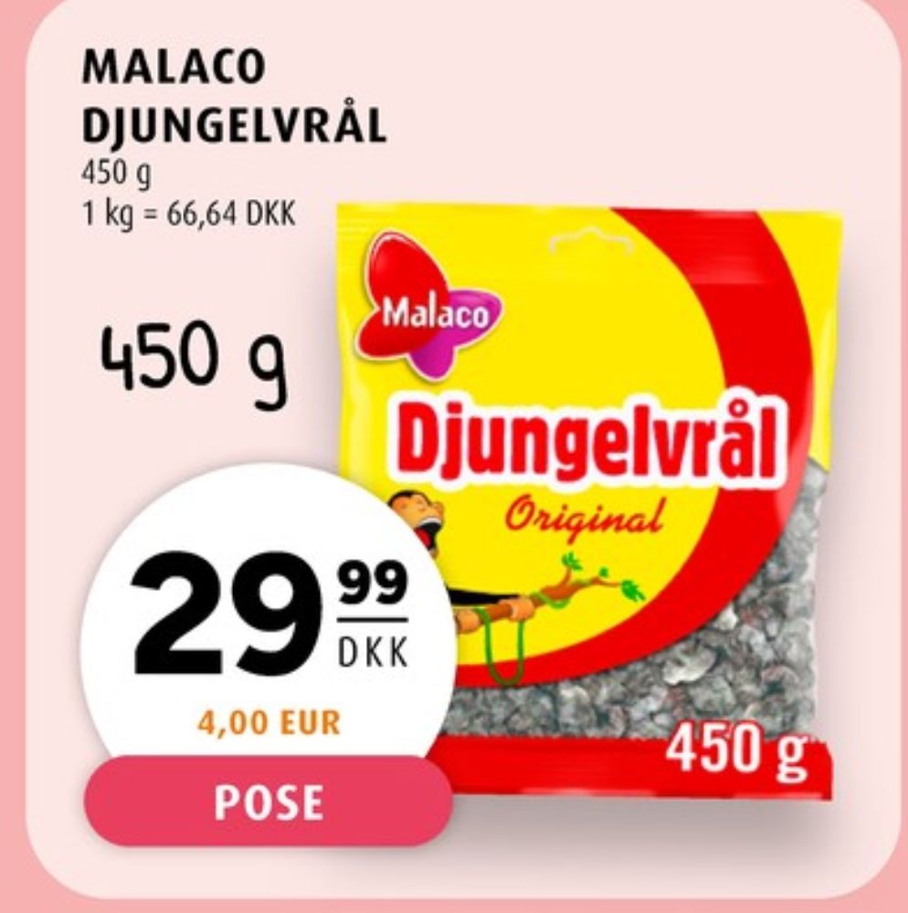 Malaco Djungelvrål, Slikposer