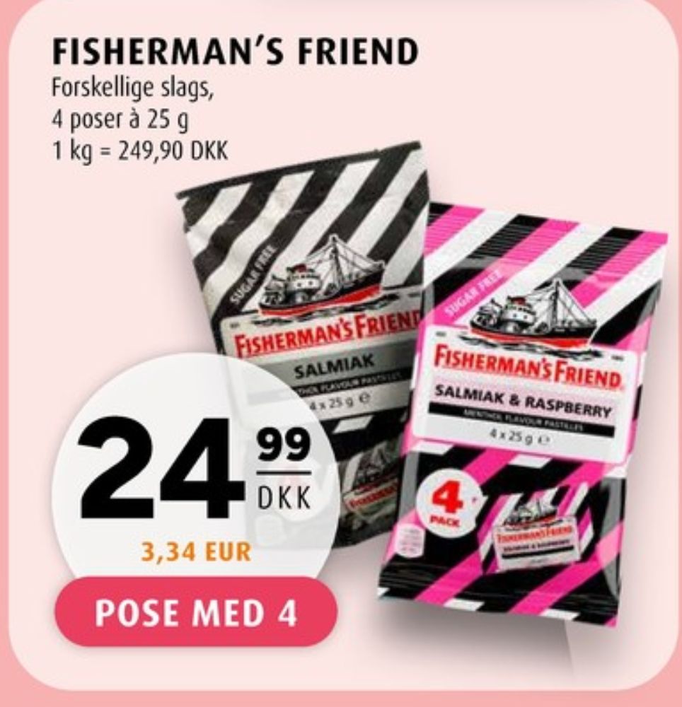 Fisherman's Friend, Pastiller Salmiak