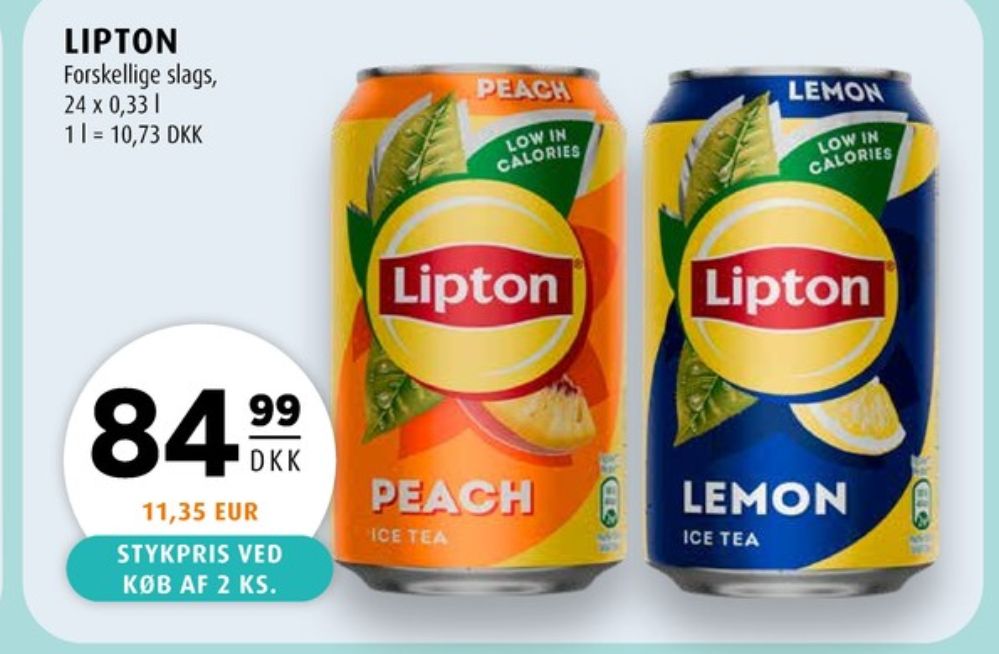 Lipton, Ice Tea Lemon 24 pk.