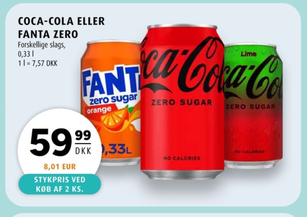 Coca Cola Zero, Cola 24 pk.