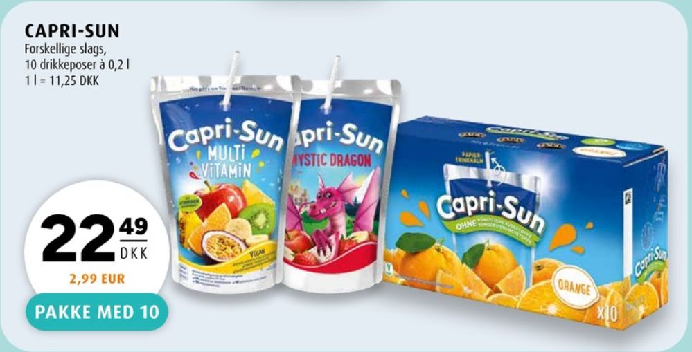 Capri-Sun, Frugtdrik Safari Fruits