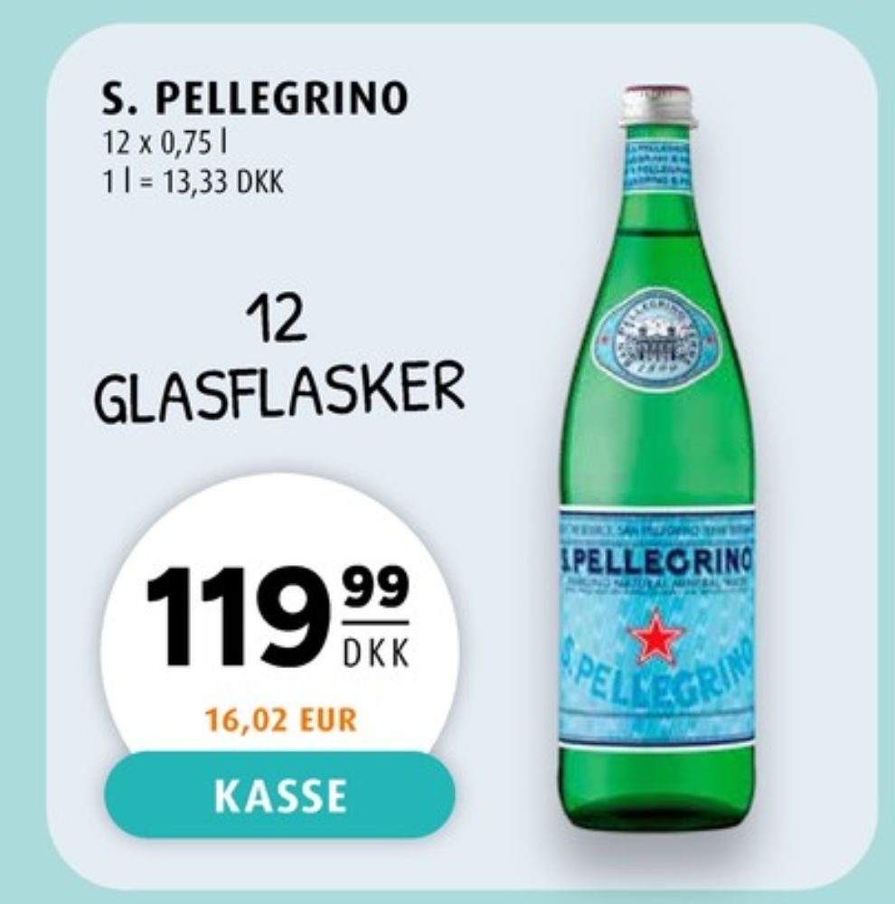 San Pellegrino, Mineralvand med brus 12 pk.
