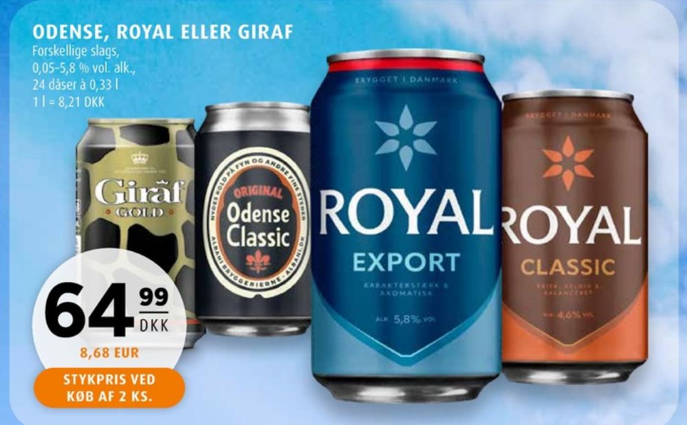 Odense Classic, Øl 24 pk.