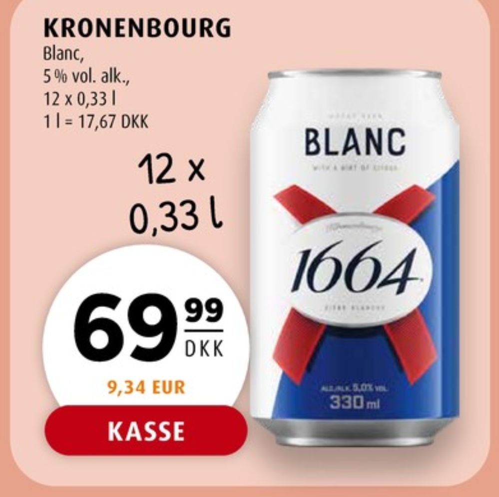 Kronenbourg 1664 Blanc, Specialøl 12 pk.