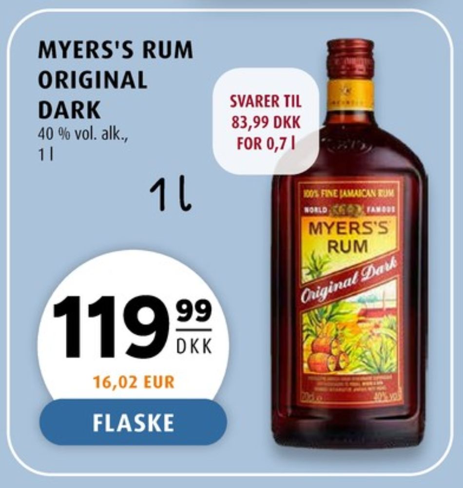 Meyers's Rum Original Dark, Rom