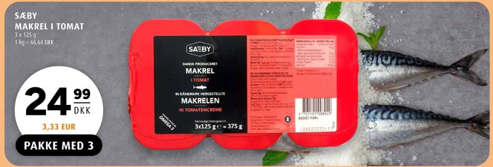 Sæby, Makrel i Tomat