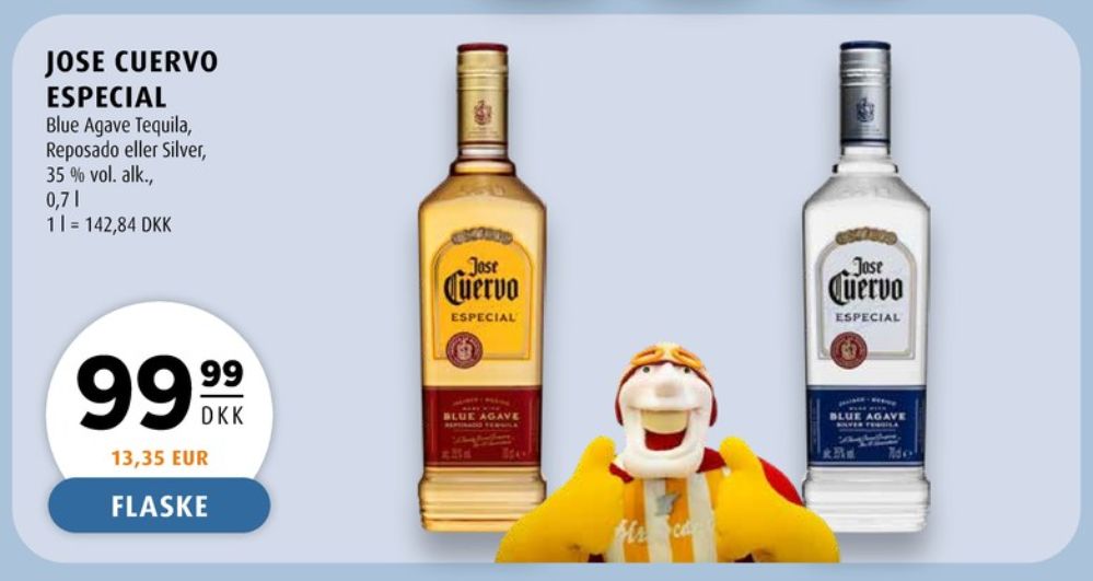 Jose Cuervo Silver, Tequila