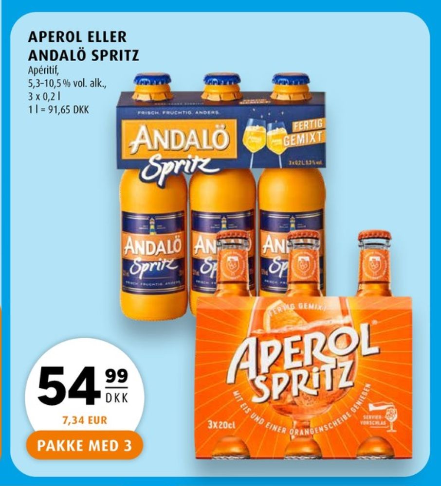 Aperol Spritz, Spritz 3 pk.