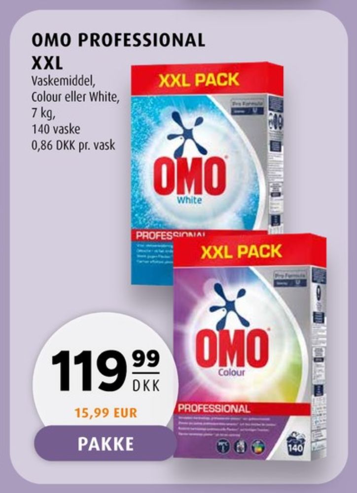 Omo, Vaskepulver