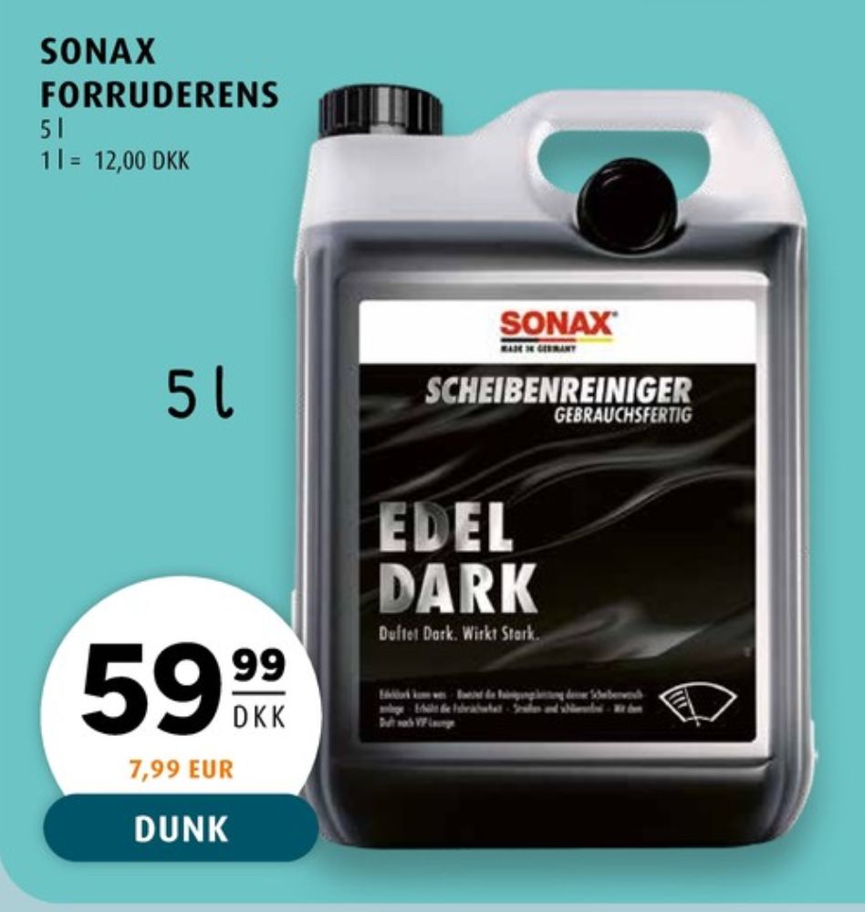 Sonax, Sprinklervæske